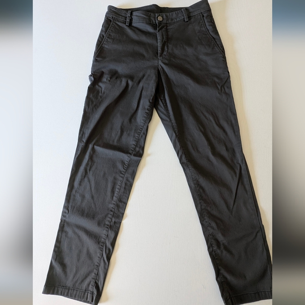 Birddogs Boom Men's 30 X 28  Gray Straight Leg Stretch Golf Pants
